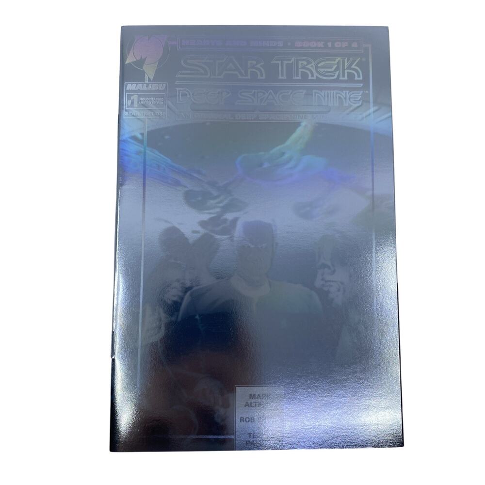 Star Trek Deep Space Nine #1 Malibu 1994 Silver Hologram Cover Comic